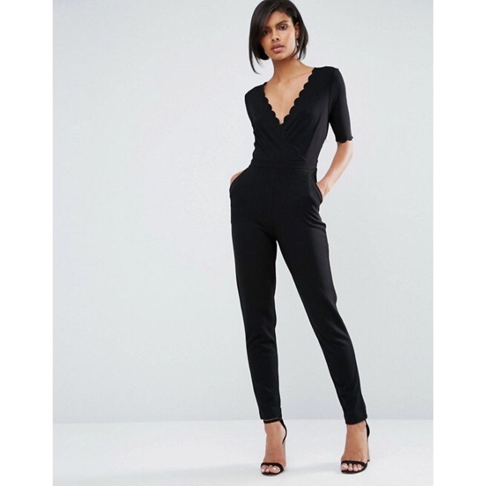 French Connection Beau Scallop Jumpsuit
